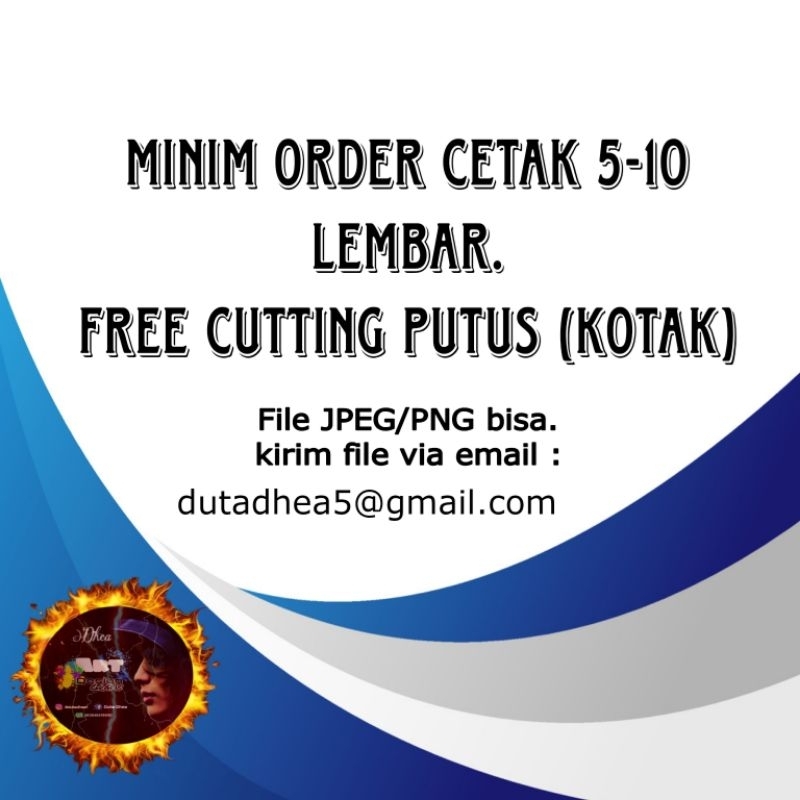 

Sticker Bontax Biasa / A3+. free Cutting Putus