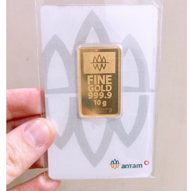 Logam Mulia Emas Antam x Hartadinata Premium 10 Gram Emas Kita/ LM ANTM HRTA 10 Gr