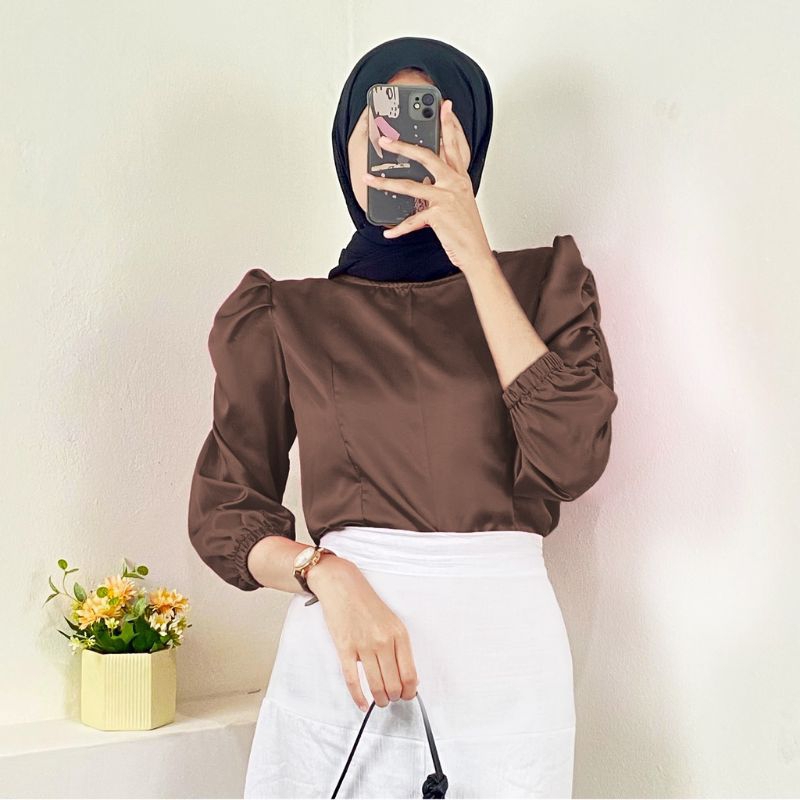 PUFFY TOP BLOUSE SHAKILA BAHAN PREMIUM