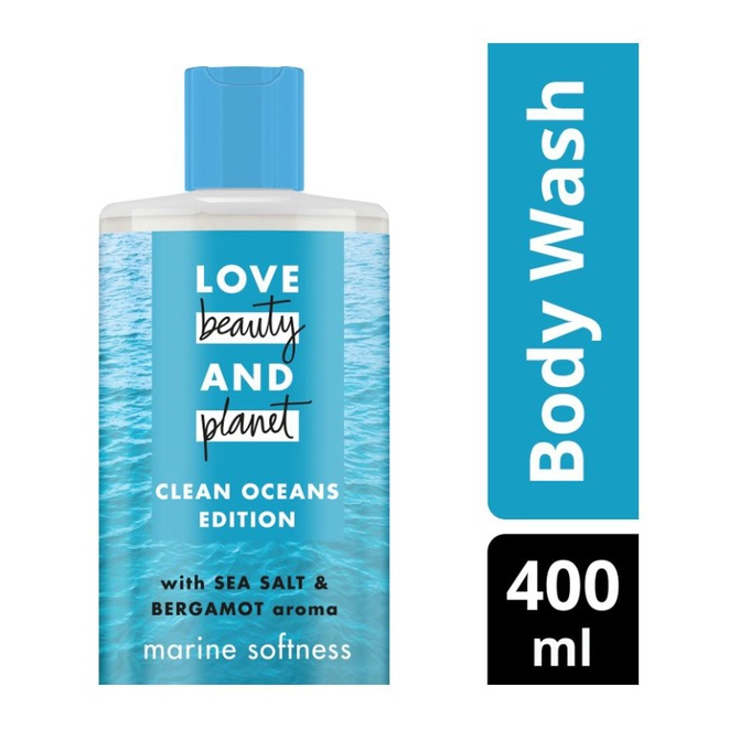 Love Beauty And Planet  Sabun mandi Clean Ocean Sea Salt &amp; Bergamot 400ml