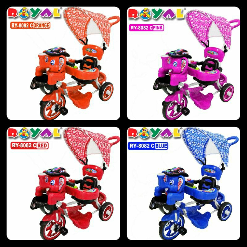 Sepeda Roda Tiga Royal RY 1082 / RY 8082 C