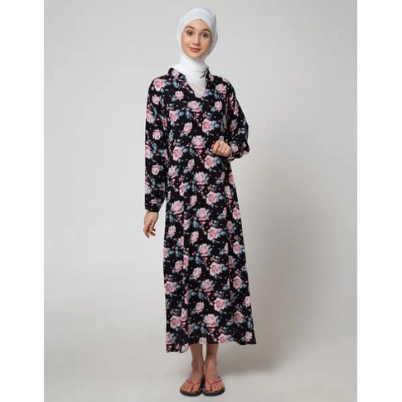 XL - ori full tag daster muslim st.yves baju tidur st.yves daster panjang mamaled