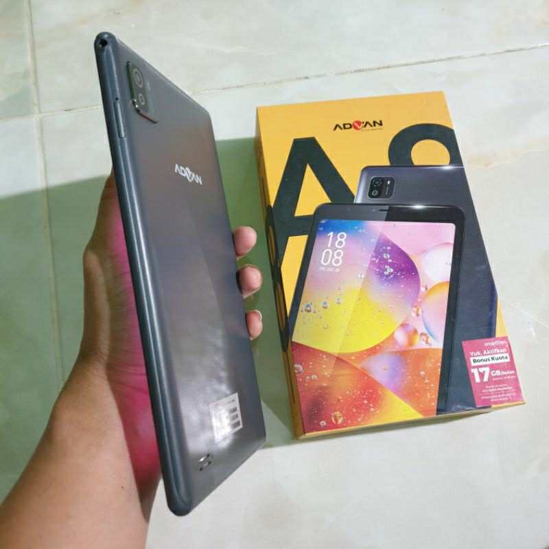 tablet advan tab a8 ram 3gb rom 32gb 3/32 mulus dan lengkap