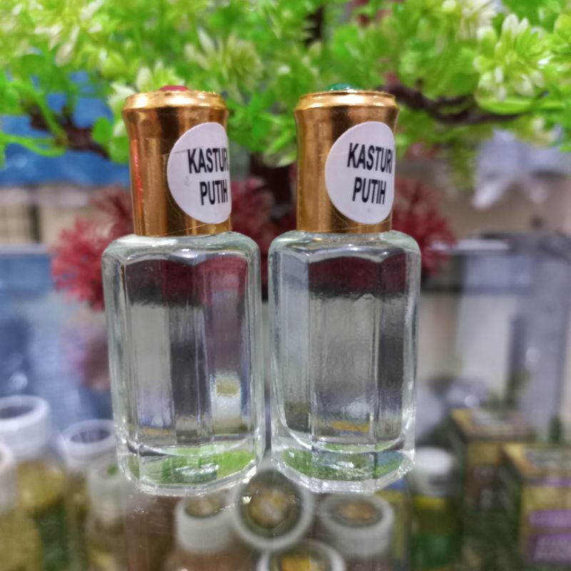 Kasturi Putih Roll On 12 ml | Parfum Bibit Kasturi Putih Original Non Alkohol