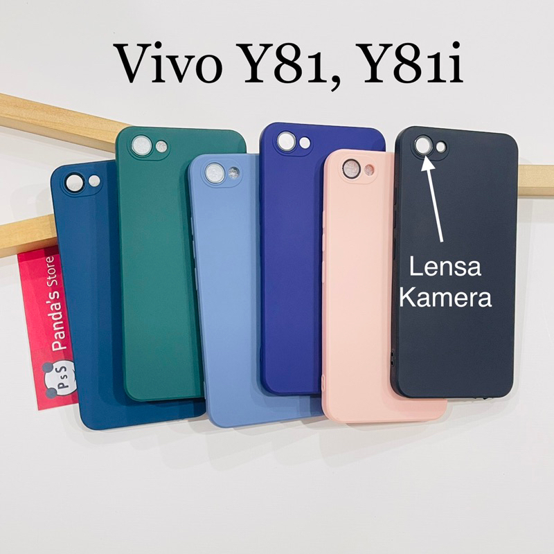 Case Vivo Y81, Y81i Lenspro Makaron Full Color Softcase Pro Lensa