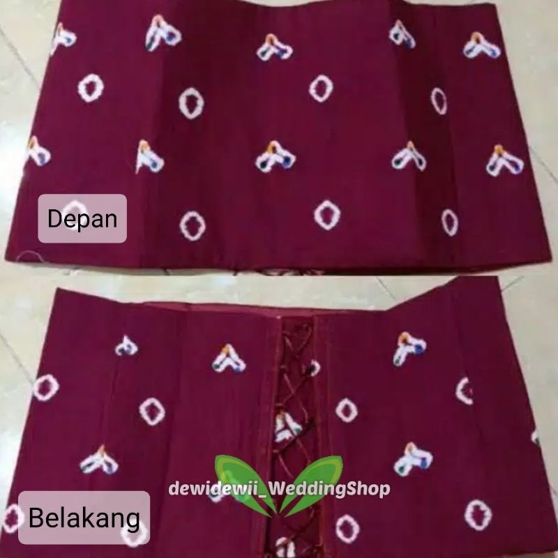 Angkin Instan Motif Jumputan || Warna Lengkap