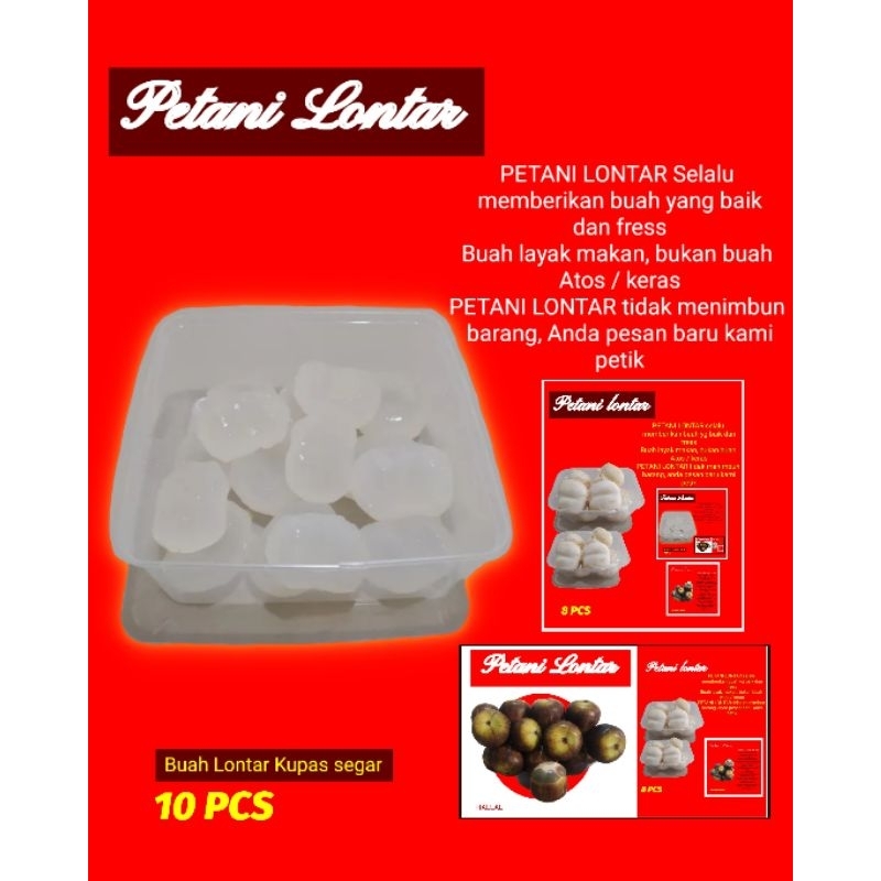 

BUAH LONTAR KUPAS PREMIUM SUPER SIAP SAJAI (10 PCS )