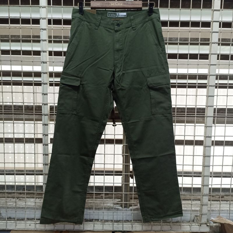 Celana Panjang Cargo Original MGEE GREG C015 OLIVE