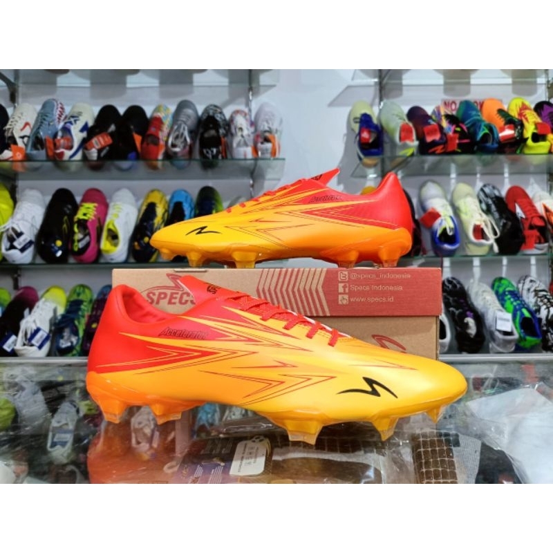 Sepatu Bola SPECS Accelerator LS 3 FG Saffron