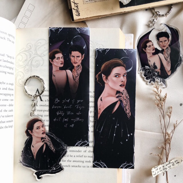 

BOOKISH MERCH- ACOTAR inner circle magnetic bookmark | Sarah J Maas merch book merch