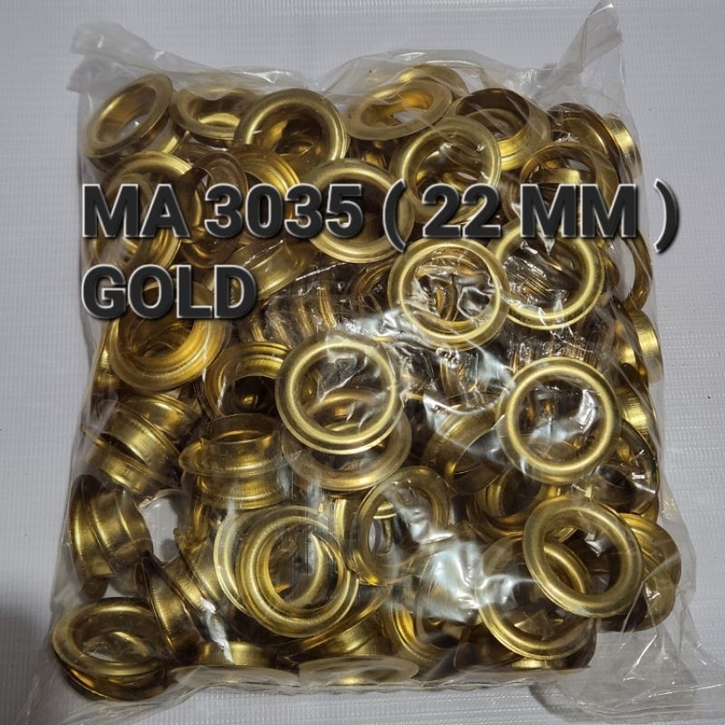 MATA AYAM 3035 / MATA AYAM 22 MM GOLD (ISI 10 LUSIN)