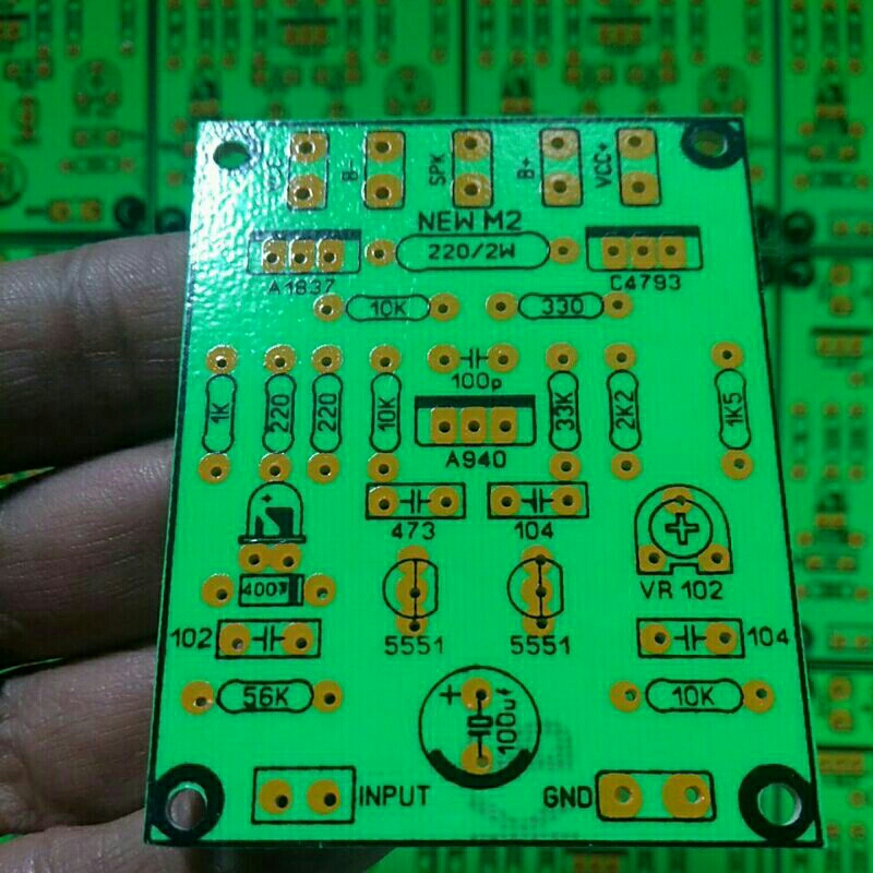 PCB boostrap m2 new bahan fiber warna hijau