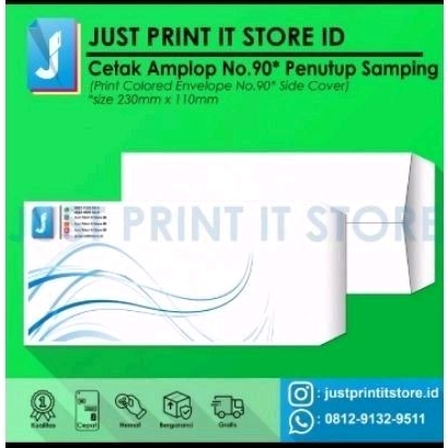 

Print / Cetak Amplop No.90 Penutup Samping 100gr