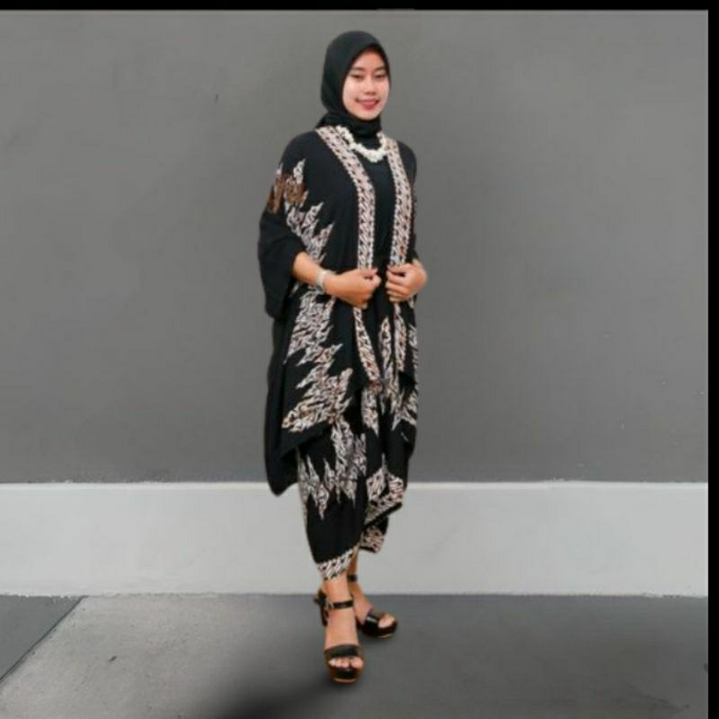 outfit KOndangan batik full sett dengan rok lilit