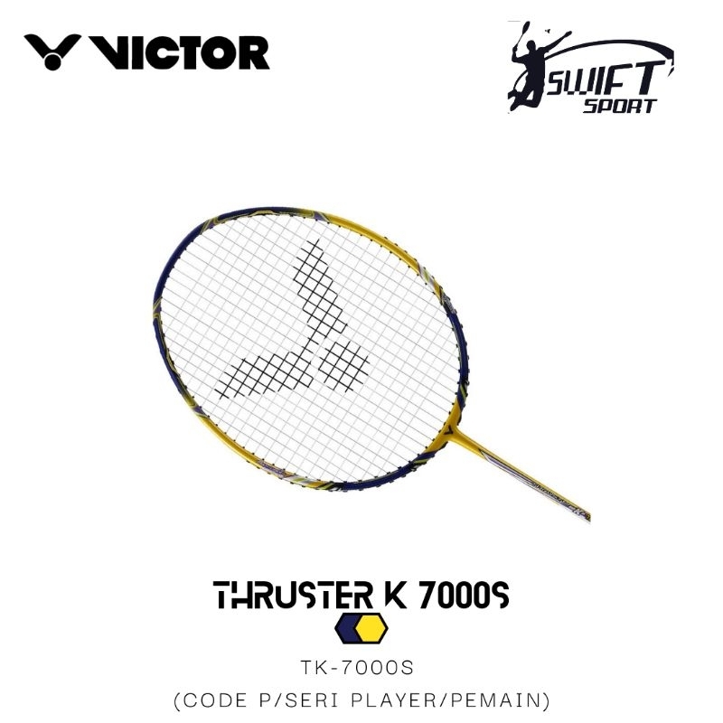 Raket Badminton Victor Thruster K 7000 S / TK7000S / Seri Pemain