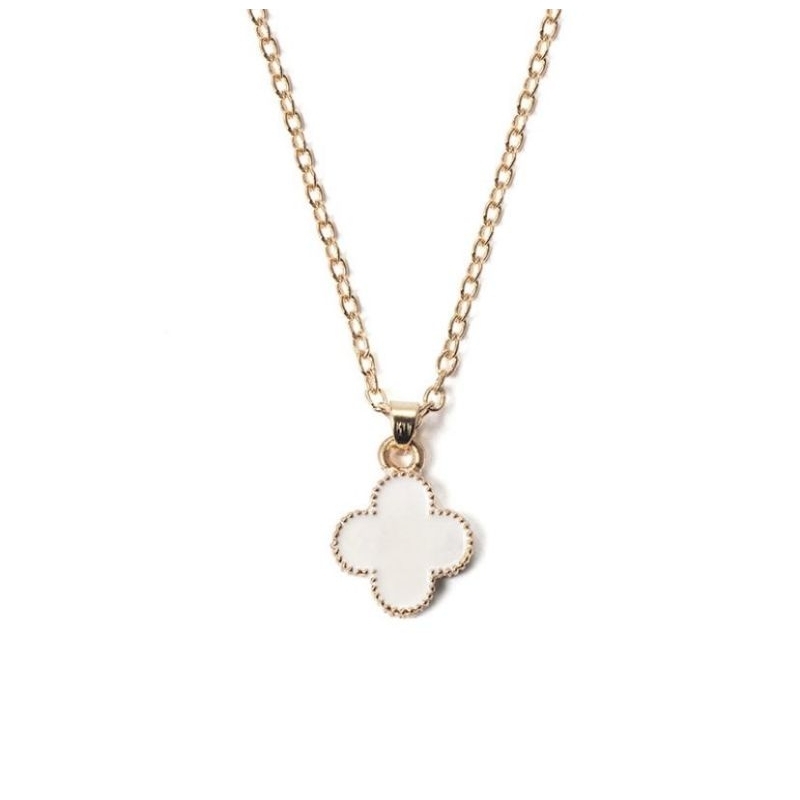 KALUNG DAN GELANG MOTIF CLOVER DIOR INSPIRED KALUNG FASHION CANTIK UNIK