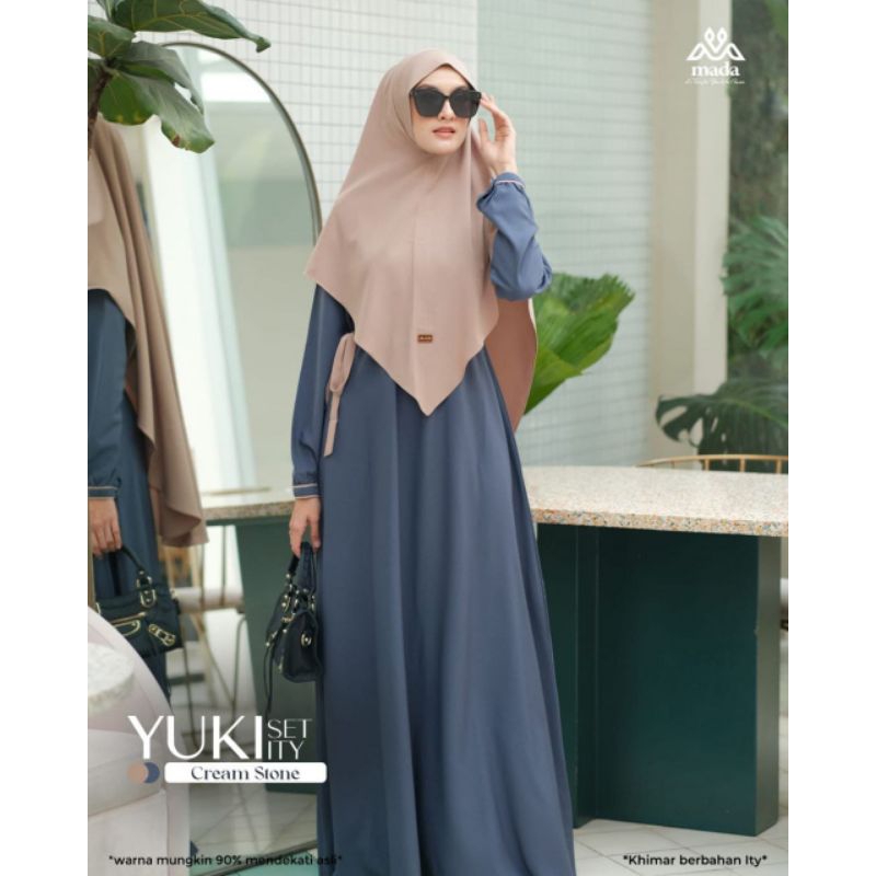 READY STOK// GAMIS YUKI BY MADA // GAMIS TERBARU IED SERIES 2023