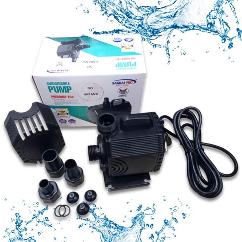 Pompa Kolam Aquarium Submersible Pump SAKKAI PRO PREMIUM 104