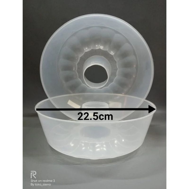 loyang agar plastik cetakan puding cetakan agar diameter 22.5cm