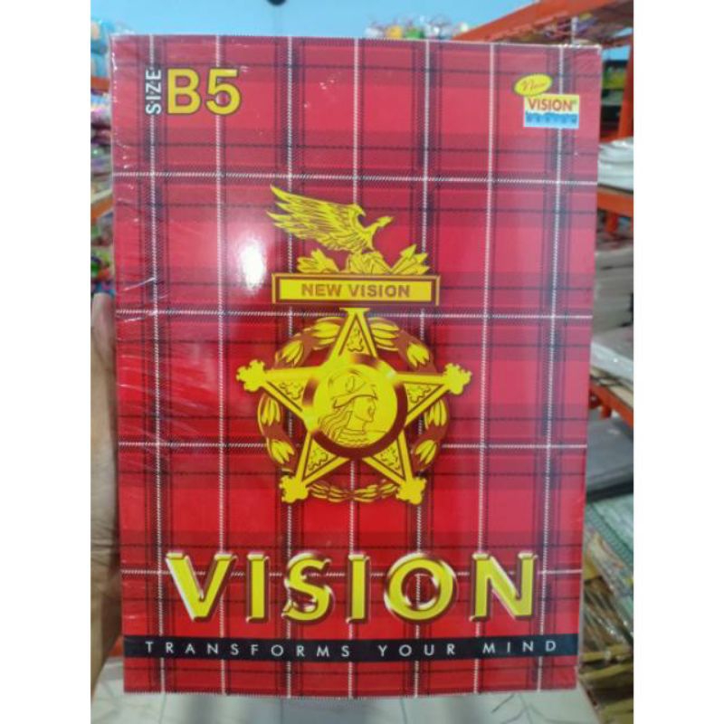 1pack Buku Vision Boxy B5 isi 42lembar
