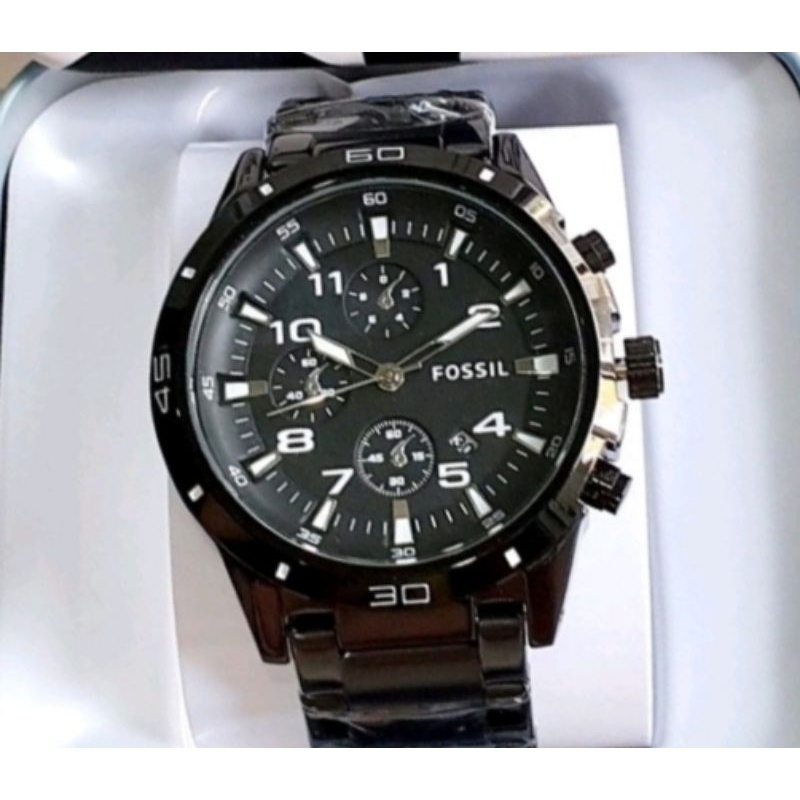 PROMO OK / Jam Tangan Pria Kulit F0551L828 / Jam Tangan Cowok Keren TERLARIS