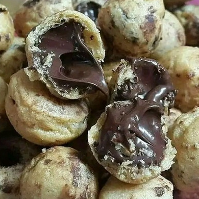 

Soes Coklat GG - Kue Soes Coklat Lumer - kue coklat enak