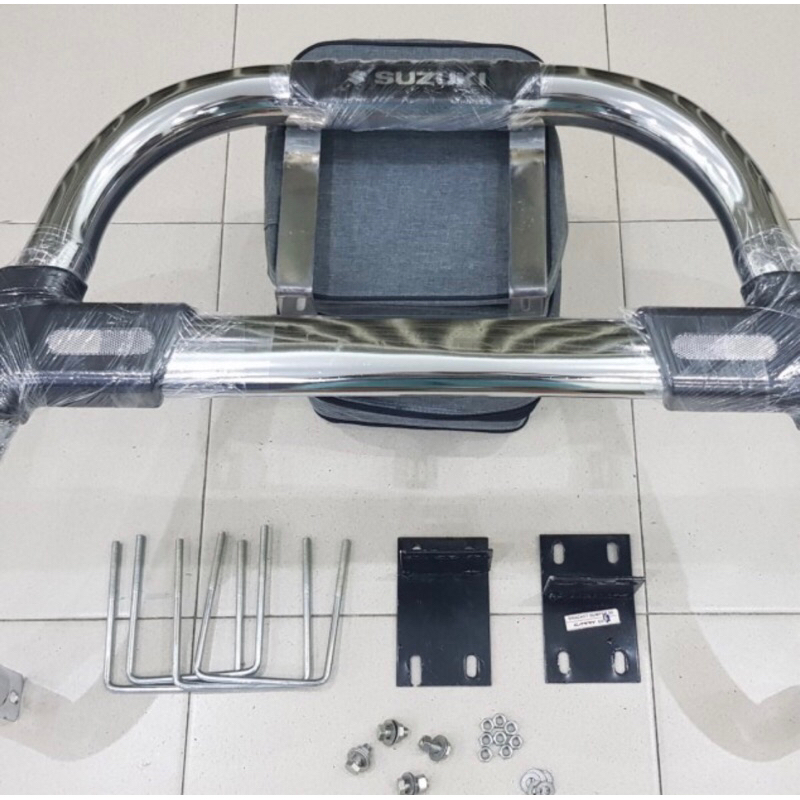 BUMPER SPORTY DEPAN SUZUKI ALL NEW CARRY CHROME GOOD QUALITY