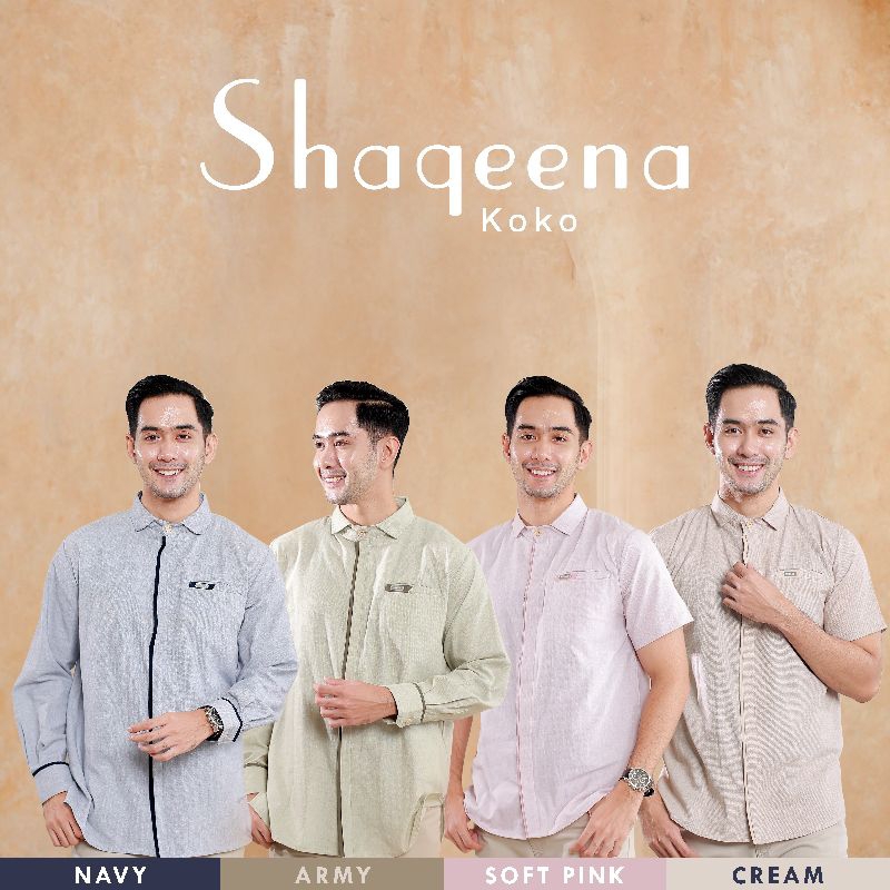 [PO] Shaqeena Koko Lengan Panjang by Naisha | Baju Lebaran | Sarimbit 2023