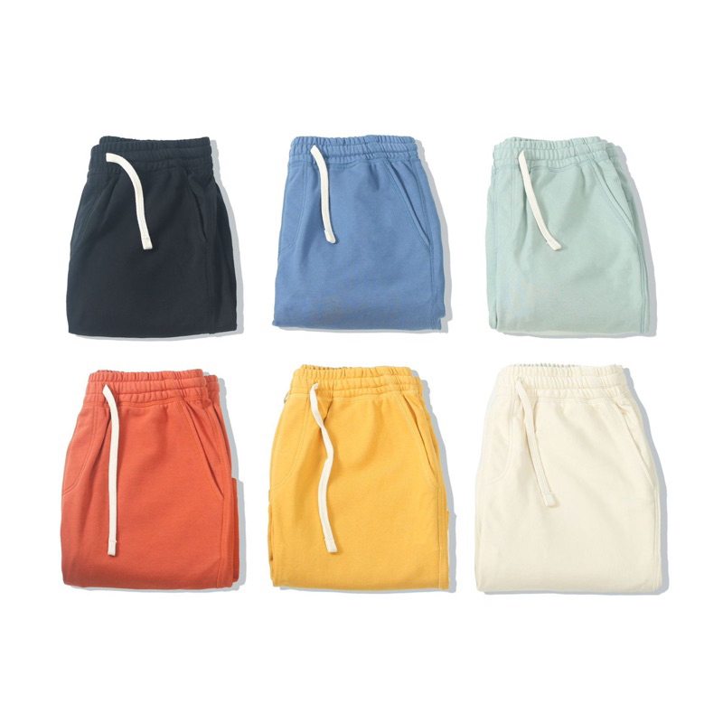 Celana pendek polos bahan babyterry tebal shortpants