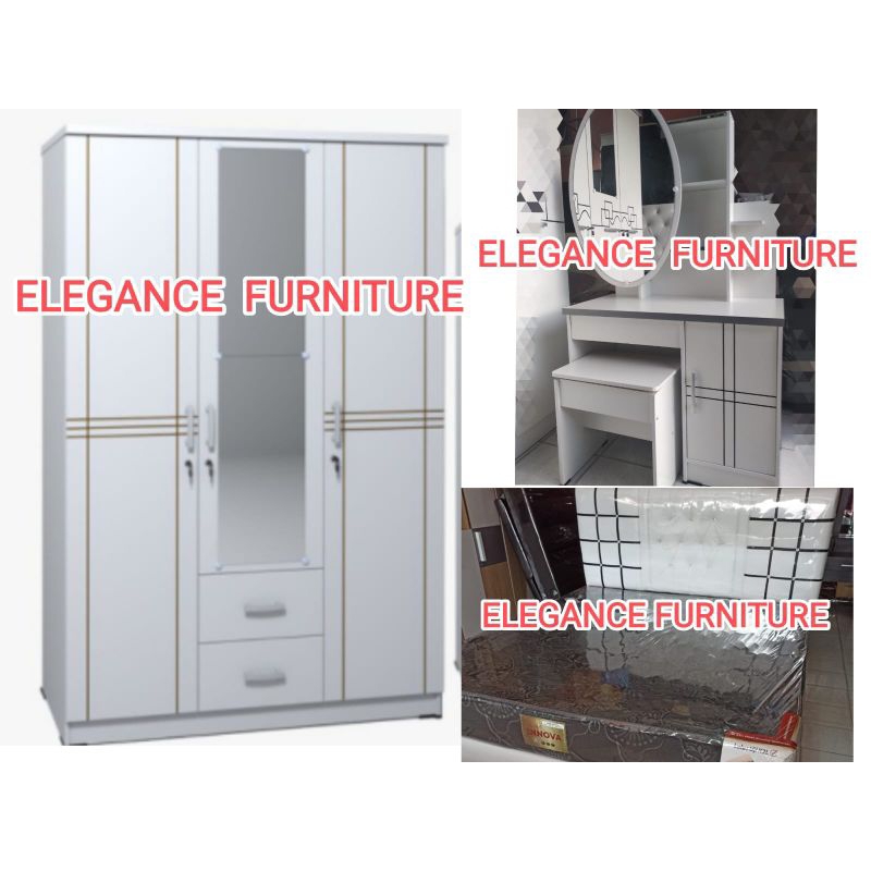 PROMO Kamar Set Lemari Pakaian / Springbed / Meja Rias Pekanbaru saja