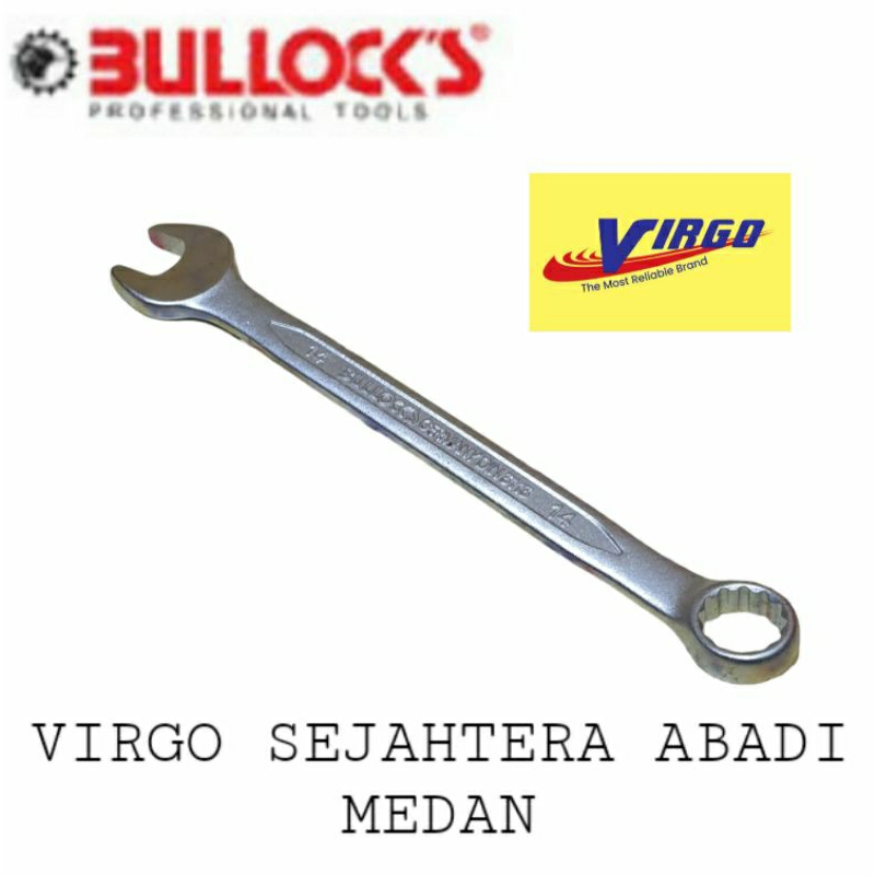 BUL-KRP-M014 KUNCI RING PAS STANDARD COMBINATION WRENCH 14 MM BULLOCKS