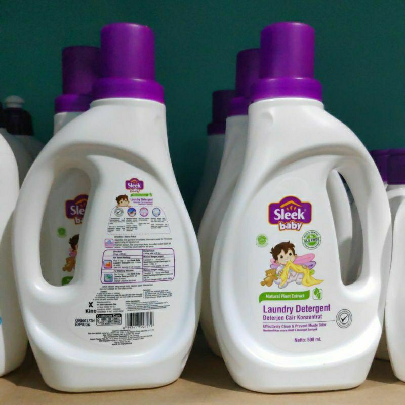 Sleek Baby Laundry 500 ml Botol Loundry detergen Sleak detergent cair Bottle Deterjen cuci baju pakaian Khusus Bayi londry slek