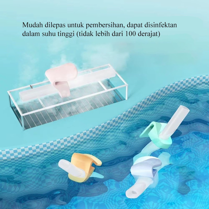 Sedotan Straw Clip / Clip and Straw Sedotan Anak / Sedotan Gelas Silikon