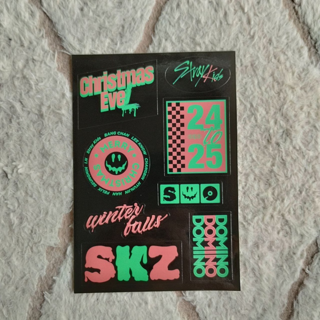[LAST STOCK] Sticker Stray Kids Christmas Evel