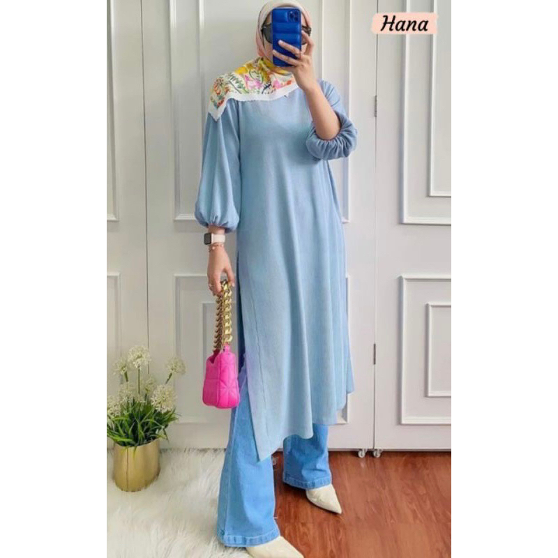 KAY TUNIK KNIT RAJUT HALUS OOTD VIRAL MUSLIMAH DRESS TUNIK RIB KNIT KAOS MELAR GROSIR MODELLANO