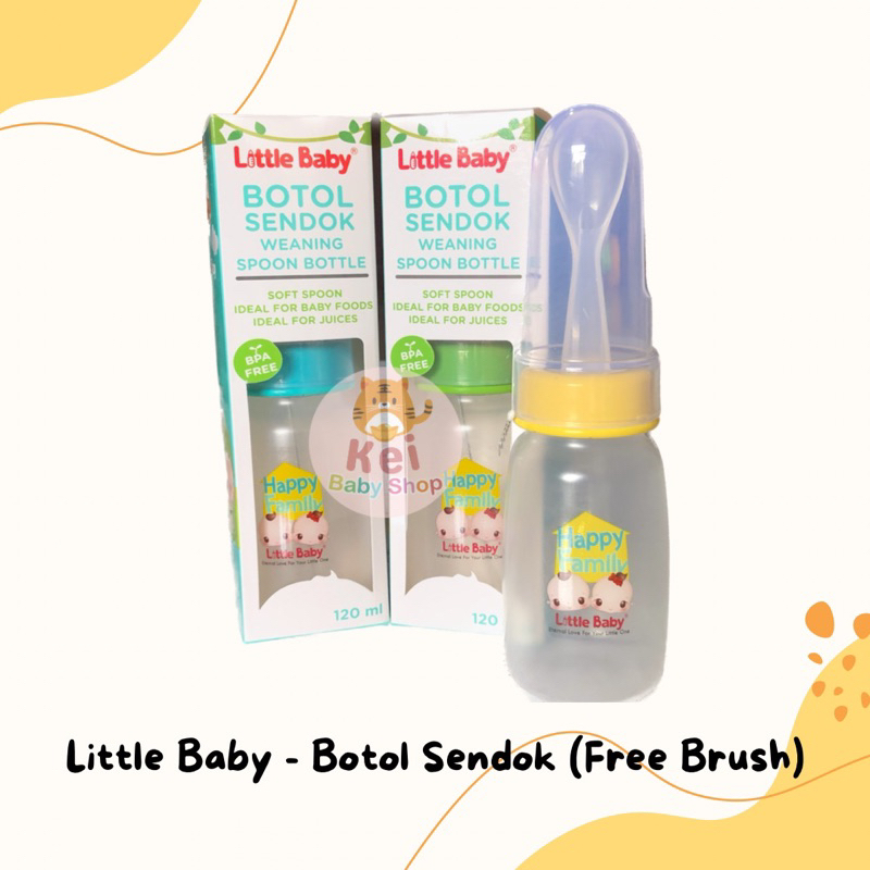 Botol Sendok Bayi Little Baby - Botol MPASI Bayi