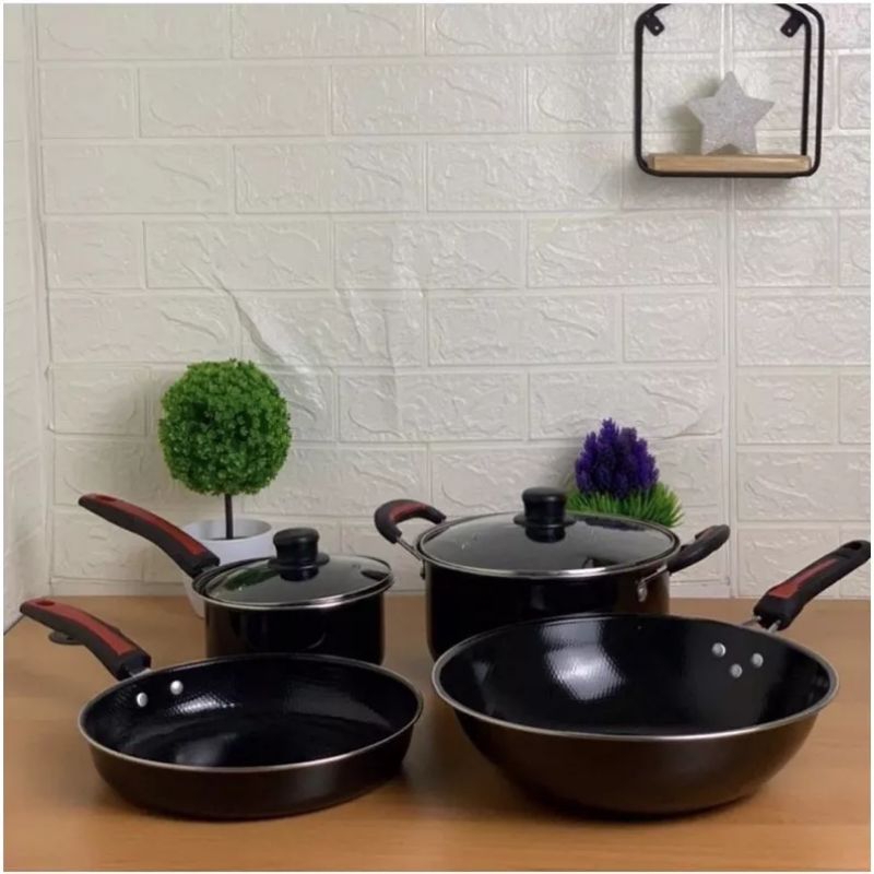 Panci Set Enamel HC