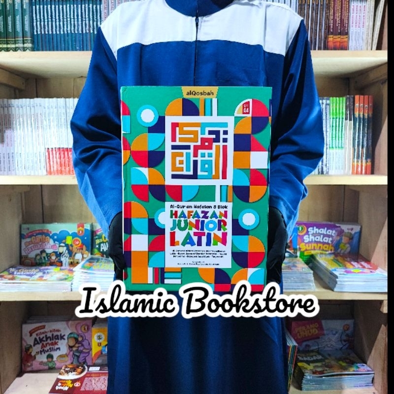 AlQuran Hafazan Junior Latin Lux 8 Blok Warna Besar AlQosbah | AlQuran Hafalan Junior Besar