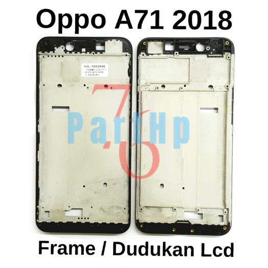 Frame Bezzell  - Oppo A71 2018 - Dudukan Lcd Bezzell Bezel Bejel - Hitam