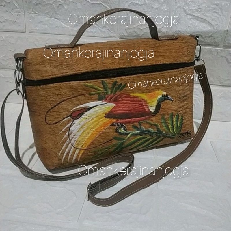 Tas Kulit Kayu Khas Papua , Tas , Tas Kulit Kayu