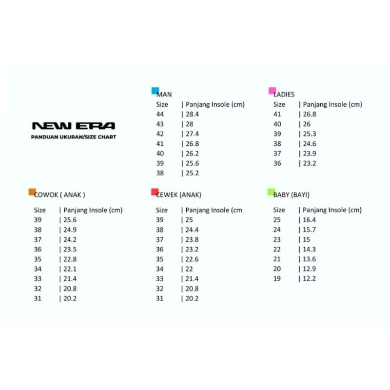 SEPATU KARET WANITA NEW ERA LB 10063 SIZE 37-40 100% ORIGINAL BY NEW ERA