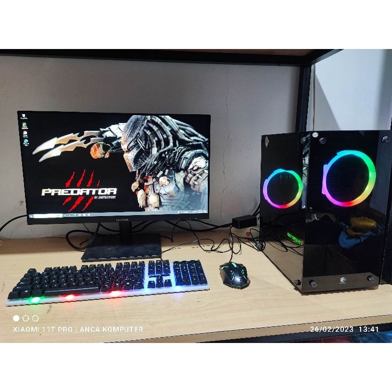 PC Rakitan i3 10100 ft gtx 980 Gaming /LIVE STREAMING / RENDERING / Desain Grafis  fulset