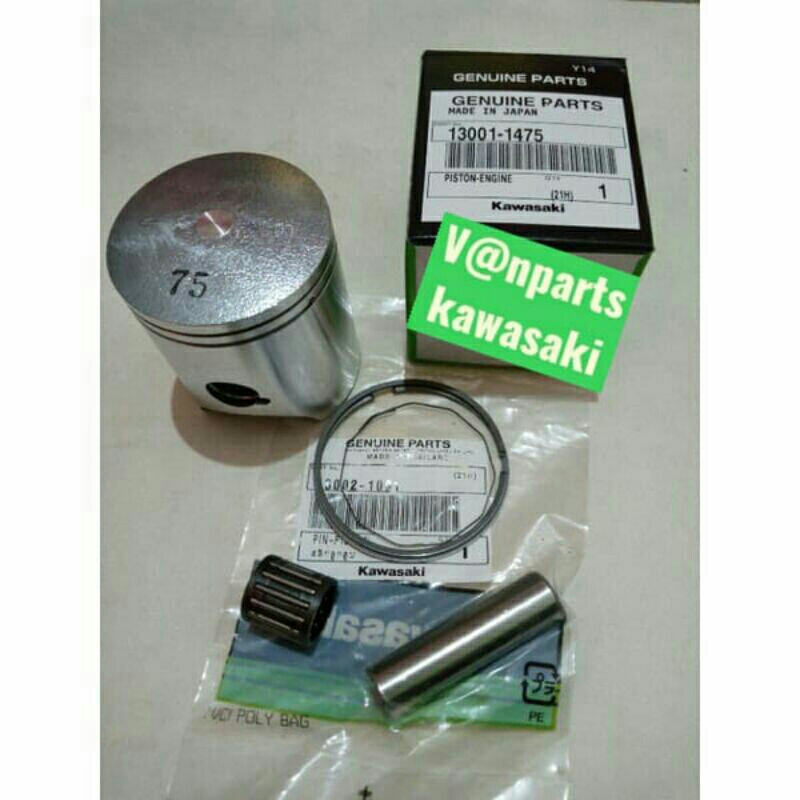 Piston Seher B75 ninja R RR 150 Set Original kawasaki