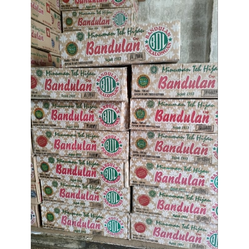 Teh Bandulan Hijau 180 ml x 24 Gelas