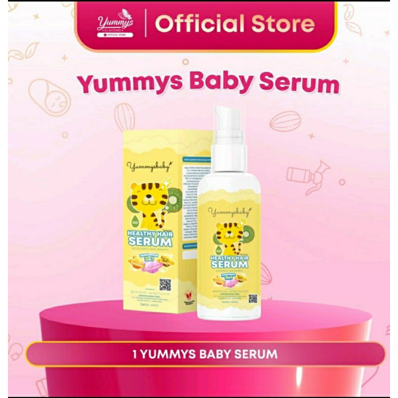 Yummys Baby Serum / Penumbuh rambut bayi