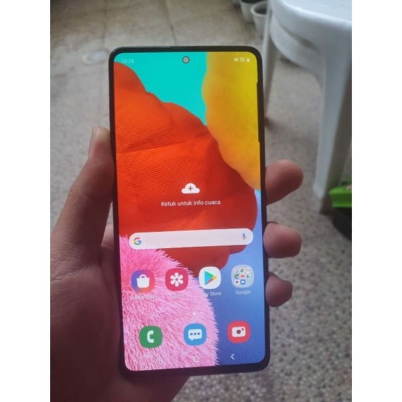 lcd samsung a51 ori copotan 100%