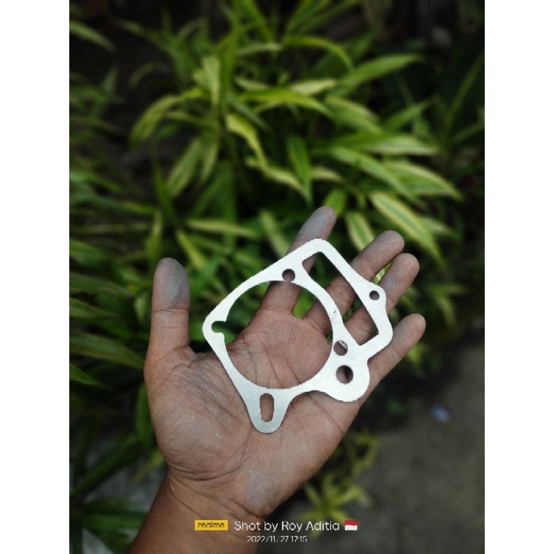 packing blok almunium mocin 124cc 140cc bangau viar jaguar livan