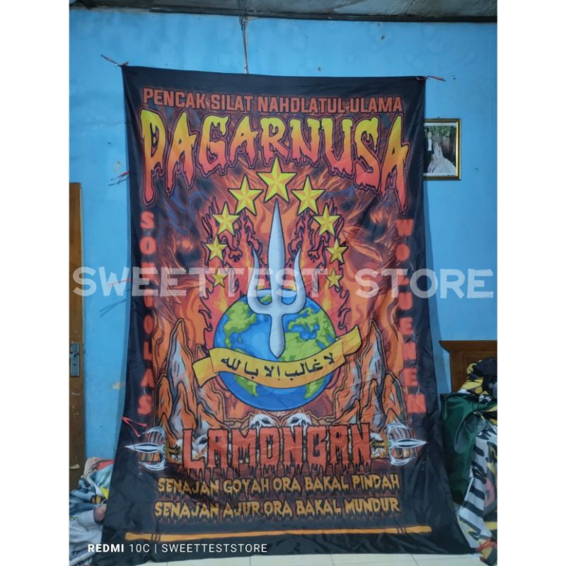 BENDERA PAGAR NUSA FULL PRINTING