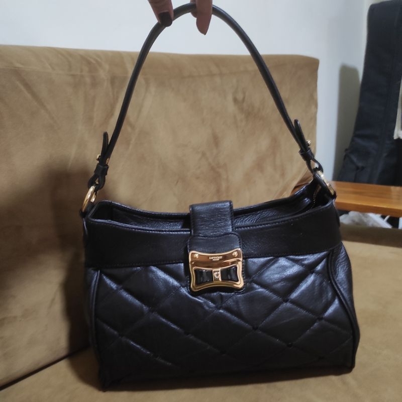 Preloved Lovcat Shoulder Bag - Tas Wanita Kulit Asli Fashion Branded (BACA DESKRIPSI)