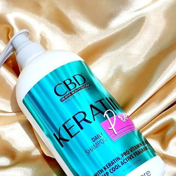 CBD Keratin Pro Daily Shampoo 250ml / Shampoo Keratin Rambut BPOM / CBD Professional Keratin Rambut 